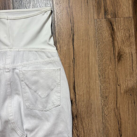 Hudson Maternity Reconstructed Denim Skirt Women's Size 28 in White - EUC! - Picture 8 of 8